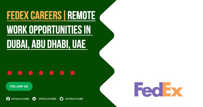 FedEx Careers | Logistics industry Vacancies in UAE