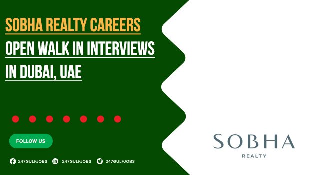 Sobha Realty Careers in Real Estate Sector | Apply Online